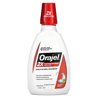 Orajel, Oral Analgesic & Oral Pain Reliever, Soothing Mint, 16 fl oz (473.2 ml)