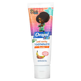 Orajel, Kids, Karma's World Anticavity Fluoride Toothpaste, 2-10 Years, Natural Bubblegum Beats, 4.2 oz (119 g)