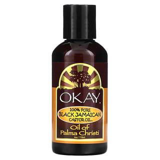 Okay Pure Naturals, 100% Pure Black Jamaican Castor Oil, 118ml(4oz)