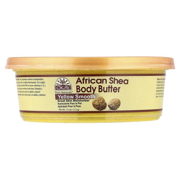 Okay Pure Naturals, 아프리카 시어 바디버터, 피부 및 모발용, 212g(7.5oz)