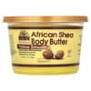 Масло для тела африканского ши, гладкое желтое, 368 г (13 унций)