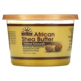 Okay Pure Naturals, Manteiga de Karité Africana, Amarelo Suave, 368 g (13 oz)