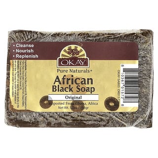 Okay Pure Naturals, Barra de jabón negro africano, Original, 156 g (5,5 oz)