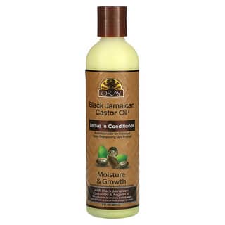 Okay Pure Naturals, Black Jamaican Castor Oil, Soin sans rinçage, 237 ml