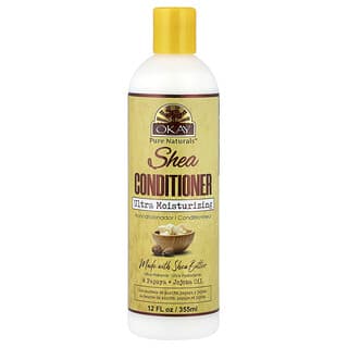Okay Pure Naturals, Ultra hydraterende shea-conditioner, 12 fl oz (355 ml)