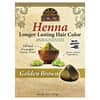 Okay Pure Naturals, Henna, 더 오래 지속되는 헤어 컬러, 골든 브라운, 56.7g(2oz)