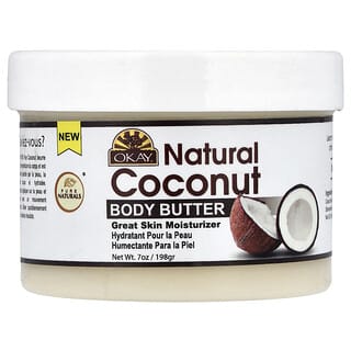 Okay Pure Naturals, Beurre corporel naturel à la noix de coco, 198 g