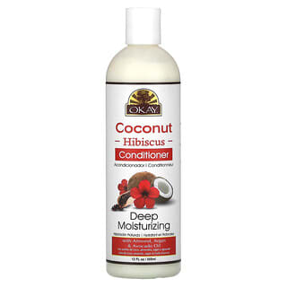 Okay Pure Naturals, Acondicionador, Coco y hibisco`` 355 ml (12 oz. Líq.)