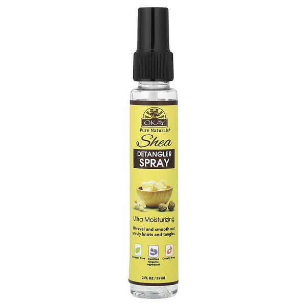 Okay Pure Naturals, 시어 디탱글러 스프레이, 59ml(2fl oz)