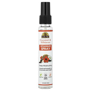 Okay Pure Naturals, Semburan Penyahkusut Kelapa & Bunga Raya, 2 fl oz (59 ml)