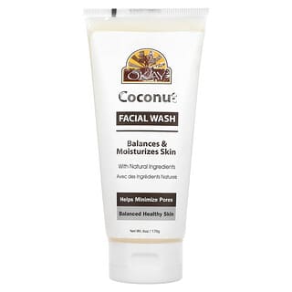 Okay Pure Naturals, Coconut Facial Wash, 6 oz (170 g)