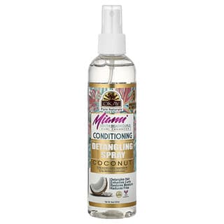 Okay Pure Naturals, Miami, Detangling Spray, Conditioning, Coconut, 8 oz (237 ml)