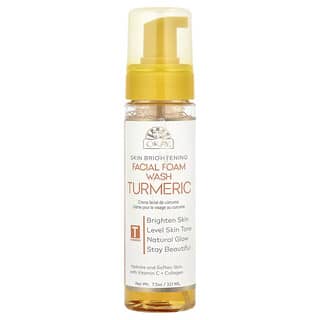 Okay Pure Naturals, Skin Brightening, Facial Foam Wash, Turmeric, 7.5 oz (221 ml)