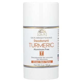 Okay Pure Naturals, Skin Brightening, Aluminum Free Deodorant, Turmeric, 2 oz (85 g)