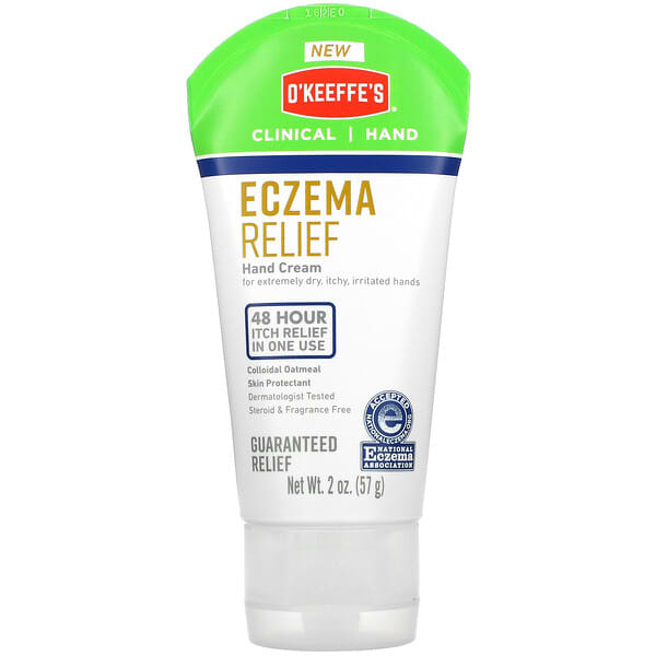 O'Keeffe's, Eczema Relief, Hand Cream, 2 oz (57 g)
