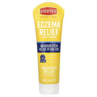 O'Keeffe's, Eczema Relief, Body Cream, For Extremely Dry, Itchy, Irritated Skin, Fragrance Free, 8 oz (227 g)