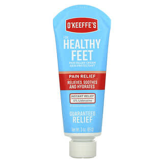 O'Keeffe's, For Healthy Feet, Pain Relief Cream, 3 oz (85 g)