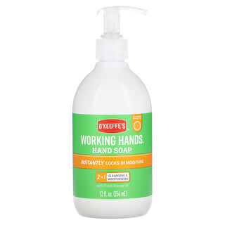 O'Keeffe's, Working Hands, Hand Soap, Fresh Orange Oil, 12 fl oz (354 ml)