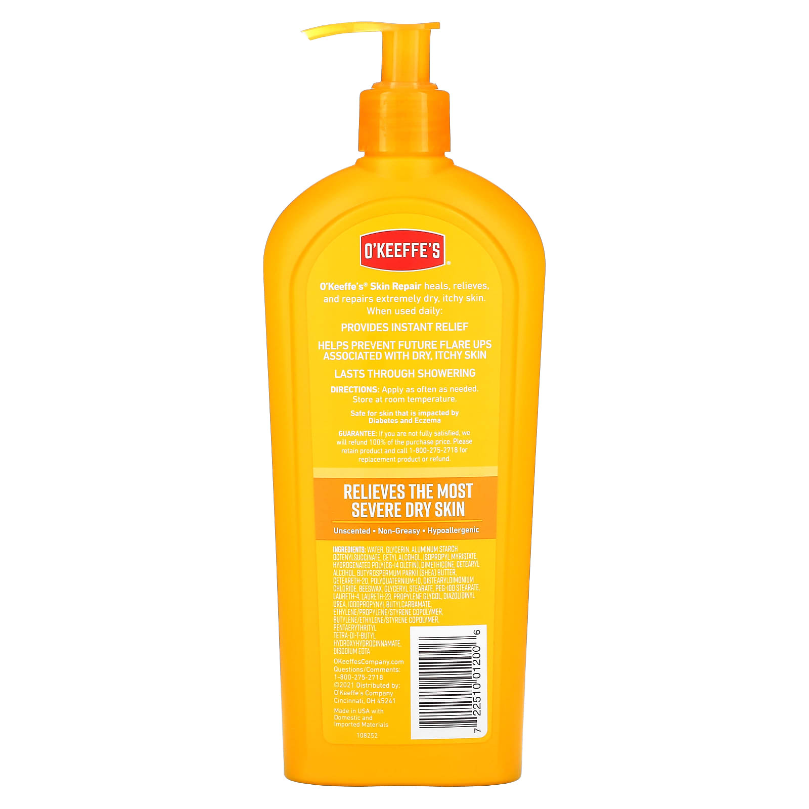 O'Keeffe's, Skin Repair, Body Cream, 12 oz (340 g)