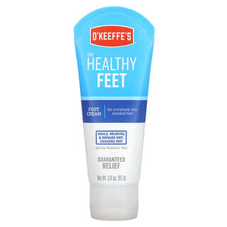 O'Keeffe's, 足部健康系列足部潤膚霜，無香型，3 盎司（85 克）