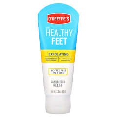 O'Keeffe's, Exfoliating Moisturizing Foot Cream, 매우 건조하고 갈라진 발용, 85g(3oz)