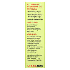 Olbas Therapeutic‏, "שמן ארומתרפיה ועיסוי, 10 מ""ל (0.32 אונקיות נוזל)"