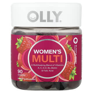 OLLY, 우먼스 멀티, 블리스풀 베리, 구미젤리 90개
