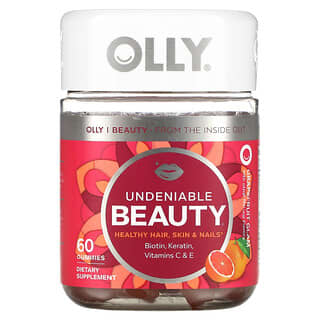 OLLY, Undeniable Beauty, грейпфрут, 60 жувальних мармеладок