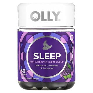 OLLY, Sleep, Blackberry Zen, 50 Gummies