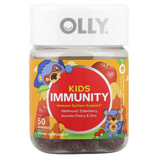 OLLY, Kids Immunity, Cherry Berry, 50 Gummies