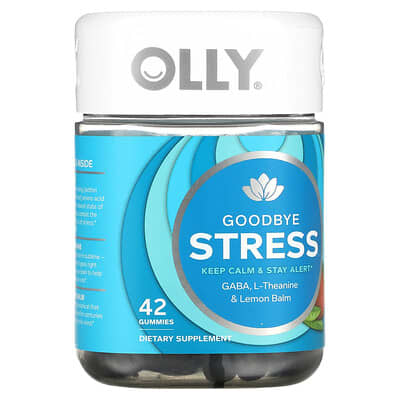 OLLY, Say Goodbye Stress, Berry Verbena, 42 Gummies