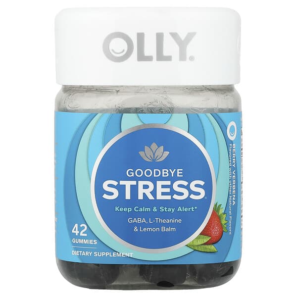 OLLY, Goodbye Stress®, 베리 버베나, 구미젤리 42개