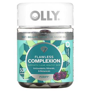 OLLY, Flawless Complexion, ягодная свежесть, 50 жевательных таблеток