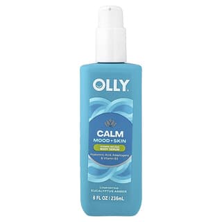 OLLY, Calm Mood + Skin, Vitamin-Infused Body Serum, Comforting Eucalyptus Amber, 8 fl oz (236 ml)