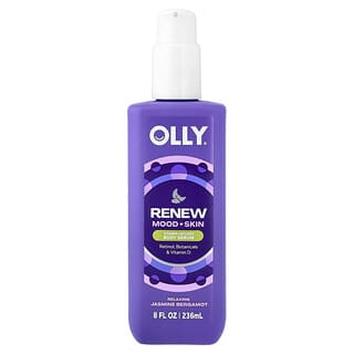 OLLY, Renew, Vitamin-Infused Body Serum, Relaxing Jasmine Bergamot, 8 fl oz (236 ml)