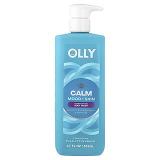 أوليفاريير‏, غسول الجسم المهدئ الغني بالفيتامينات ، الأوكالبتوس العنبر المريح ، 17 أونصة سائلة (502 مل)