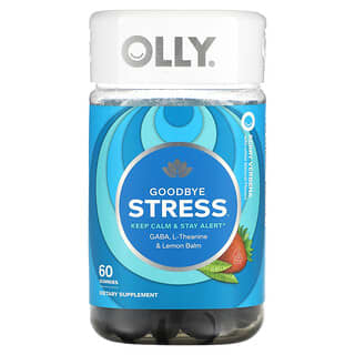 OLLY, Goodbye Stress, owoce jagodowe z werbeną, 60 żelek