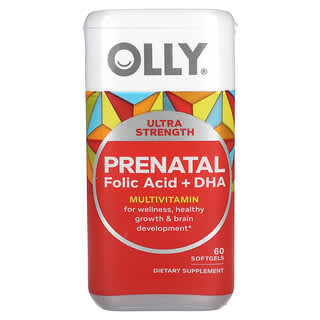 أوليفاريير‏, Prenatal ، حمض الفوليك + DHA ، 60 كبسولة هلامية