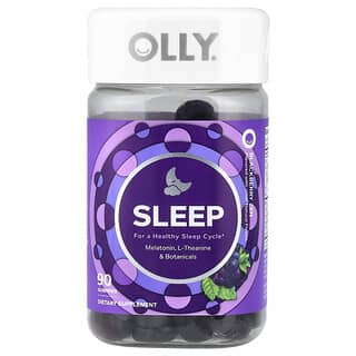 OLLY, Sleep Gummies, Blackberry Zen, Schlafgummis, Brombeere, 90 Fruchtgummis
