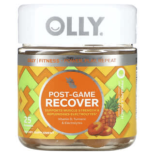 OLLY, Post-Game Restore, ананасовый пунш, 25 жевательных таблеток