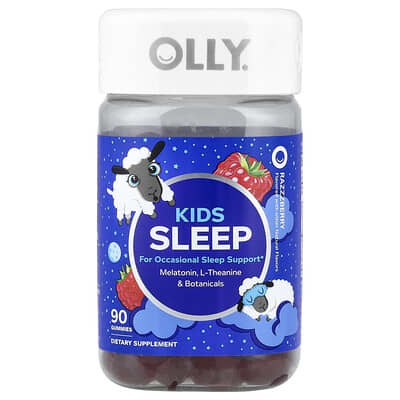 OLLY, Children's Sleep Gummies, Razzzberry, 90 Gummies