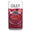 Women's Multi + Omega-3, Multivitamines quotidiennes, Ultrapuissante, 60 capsules à enveloppe molle
