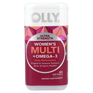 OLLY, Women's Multi + Omega-3, 60 Softgels