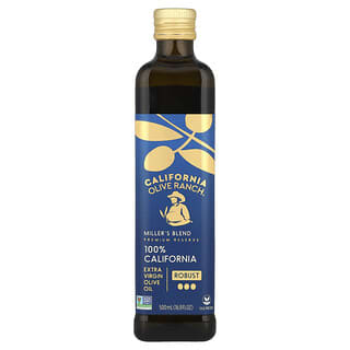 California Olive Ranch, 100% California, Extra Virgin Olive Oil, Miller's Blend, 16.9 fl oz (500 ml)