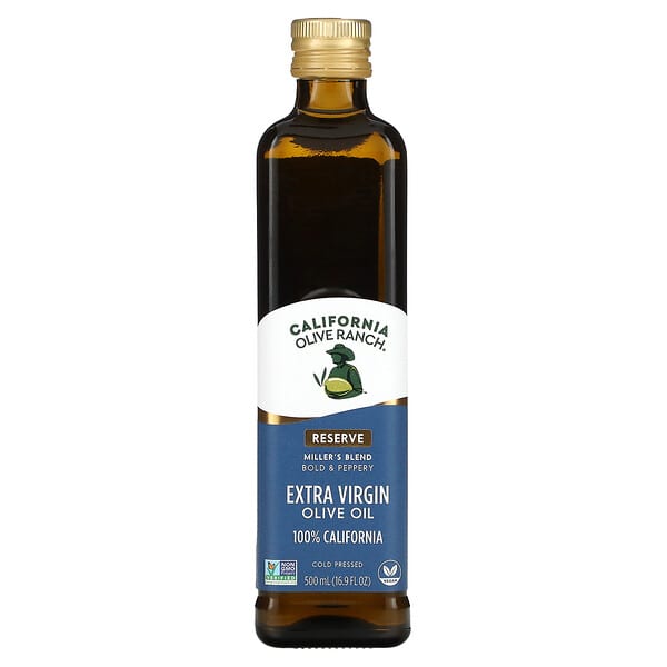 California Olive Ranch, 100% California, Aceite de oliva extra virgen, Mezcla de Miller, 500 ml (16,9 oz. Líq.)