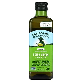California Olive Ranch, Global Blend, Huile d'olive extra vierge, Médium, 500 ml
