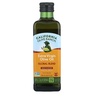 California Olive Ranch, Sızma Zeytinyağı, Küresel Karışım, Hafif, 16,9 fl oz (500 ml)