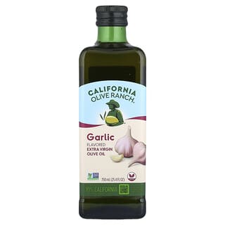 California Olive Ranch, Sızma Zeytinyağı, Sarımsak, 25,4 fl oz (750 ml)