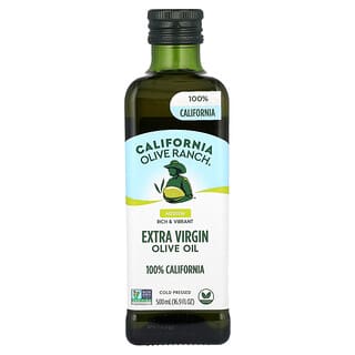 California Olive Ranch, 100% California, Extra Virgin Olive Oil, Rich & Vibrant, 16.9 fl oz (500 ml)