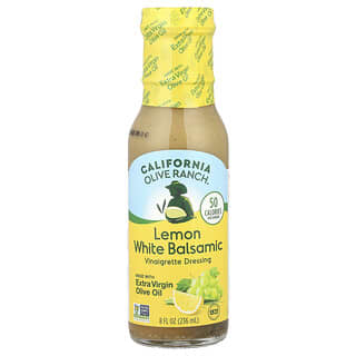 California Olive Ranch, Lemon White Balsamic Vinaigrette Dressing, 8 fl oz (236 ml)